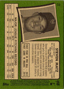 2020 Topps Heritage Steven Matz