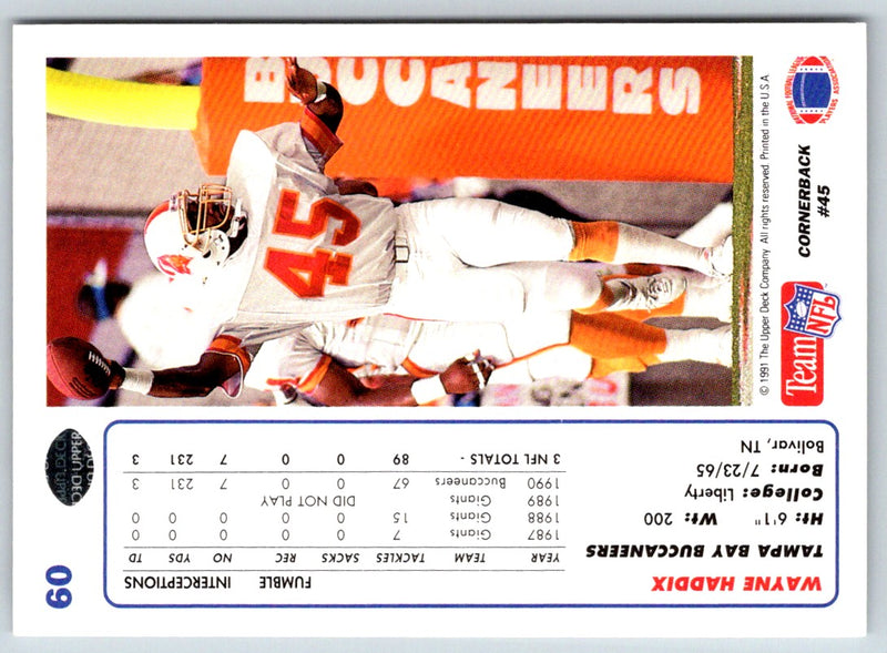 1991 Pro Set Wayne Haddix