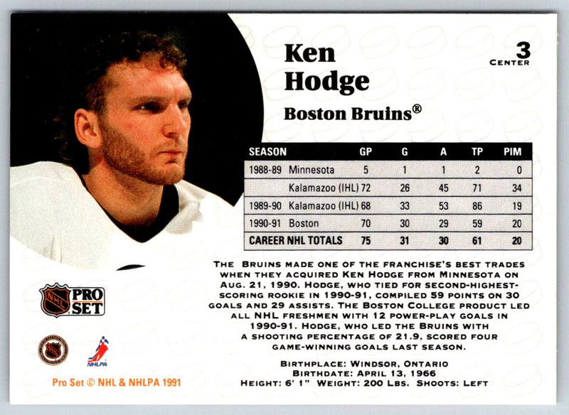 1991 Pro Set Ken Hodge