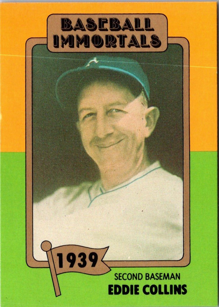 1980 SSPC HOF Eddie Collins