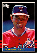 1985 Donruss Marvis Foley