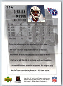 2001 Upper Deck MVP Derrick Mason