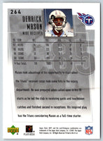 2001 Upper Deck MVP Derrick Mason #264
