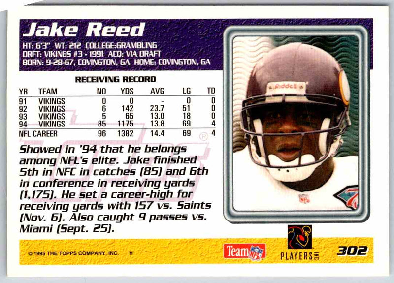 1993 Topps Jake Reed