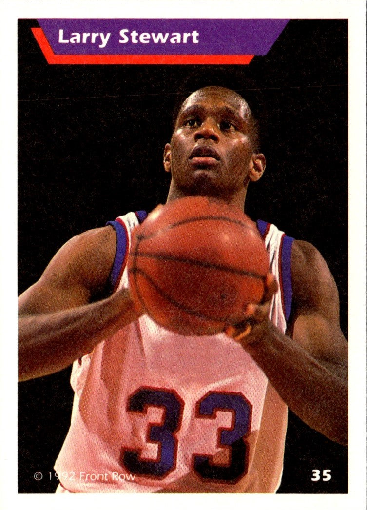 1992 Front Row Dream Picks Larry Stewart