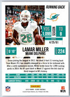 2015 Score Lamar Miller #216