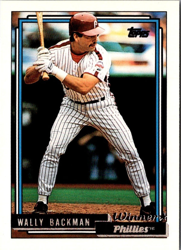 1992 Topps Wally Backman #434