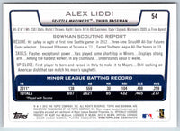 2012 Bowman Alex LIDDI #54