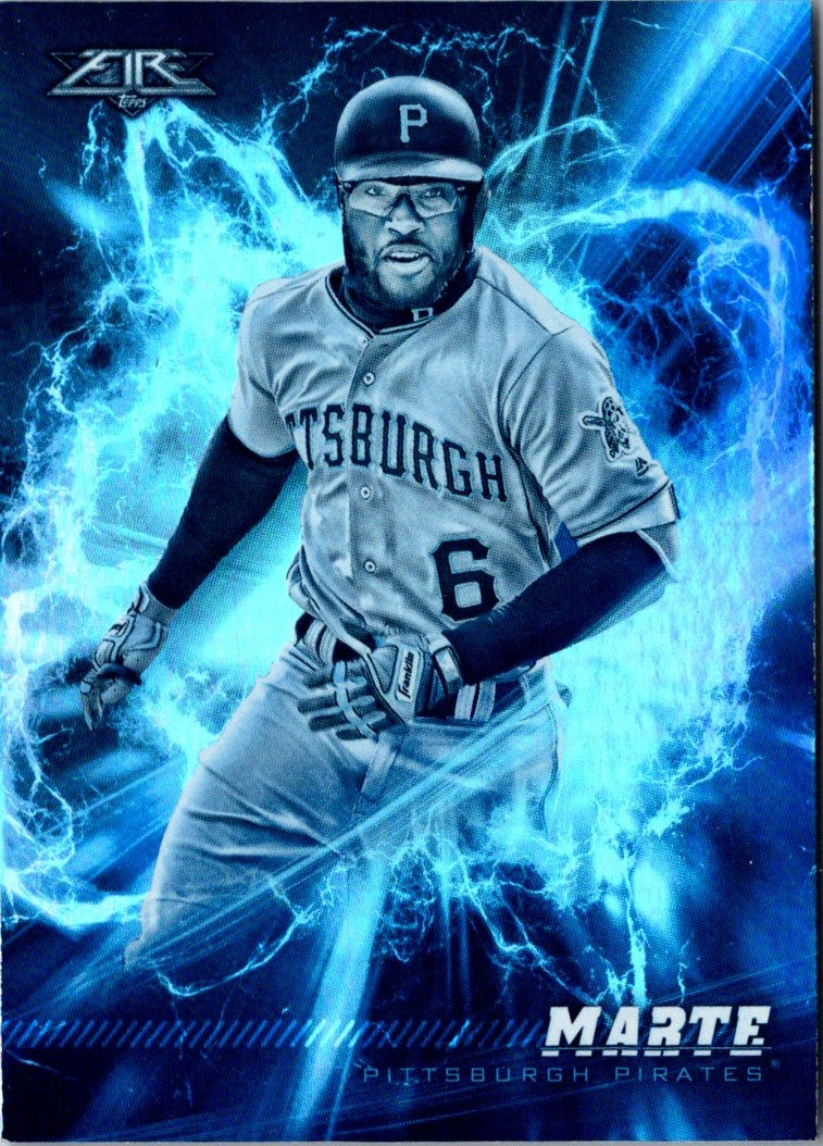 2018 Topps Fire Speed Demons Starling Marte