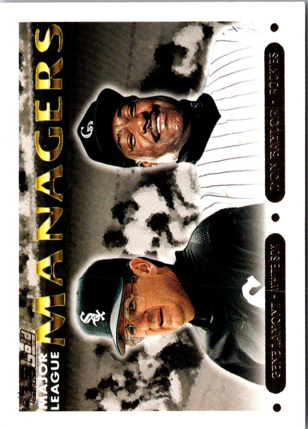 1993 Topps Gene Lamont/Don Baylor #504