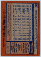 1978 Topps Bobby Winkles #378