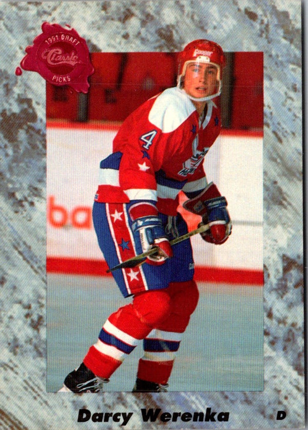 1991 Classic Draft Picks Darcy Werenka #33