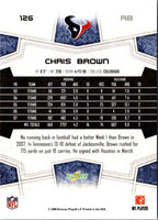 2008 Score Super Bowl XLIII Chris Brown #126
