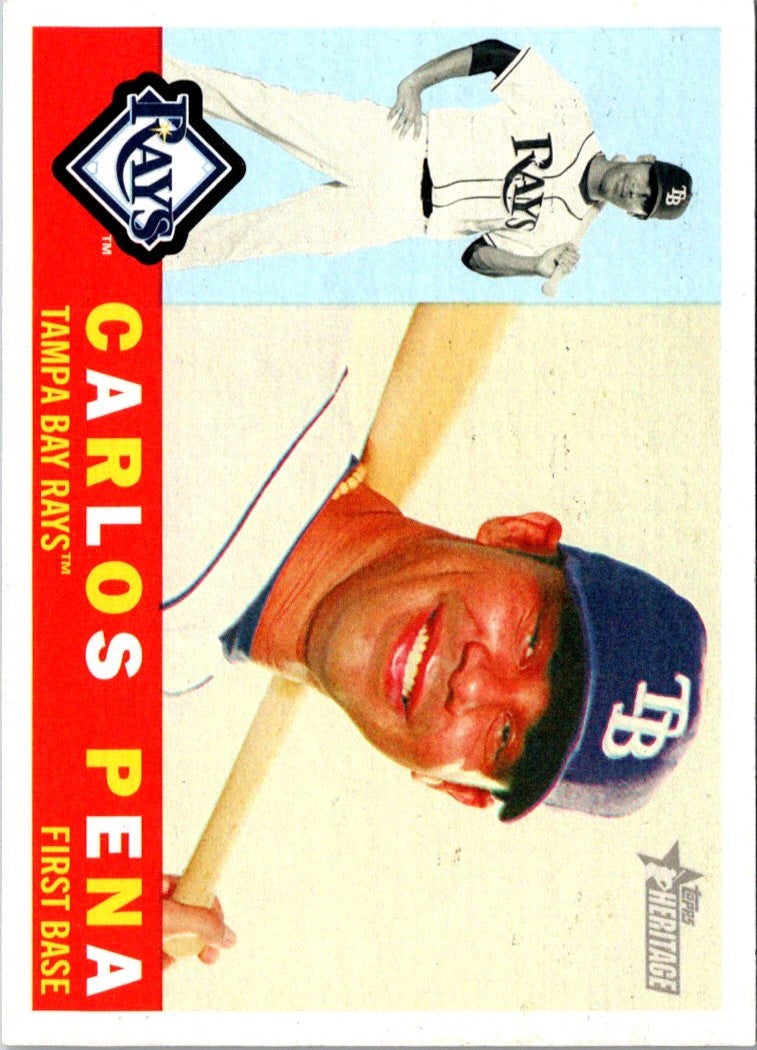 2009 Topps Heritage Carlos Pena