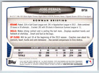 2013 Bowman Jose Peraza #BP36