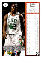2001 Upper Deck Kedrick Brown #7