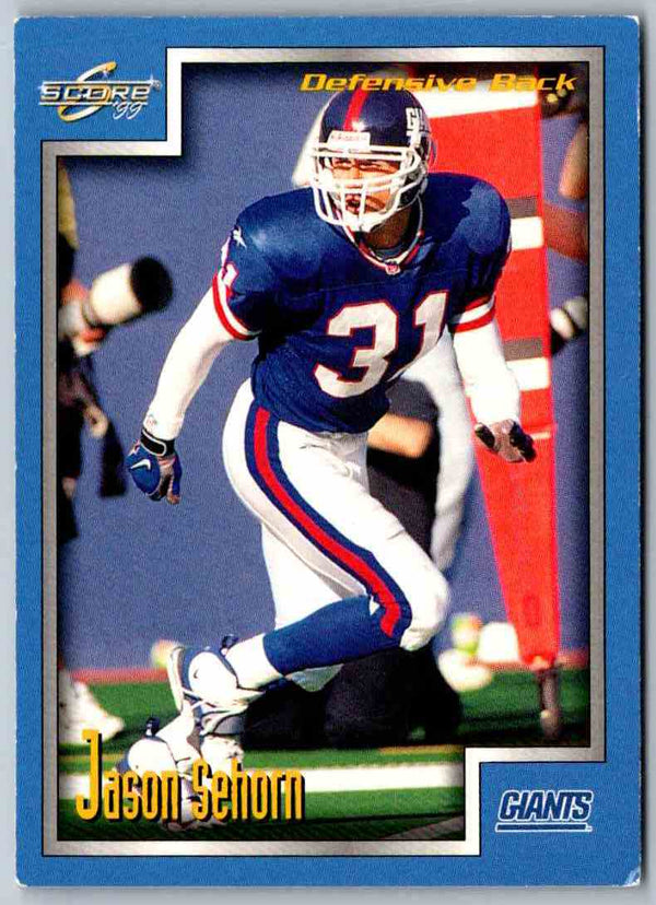 1999 Score Jason Sehorn #43