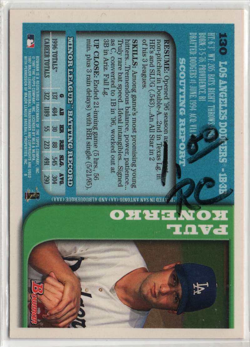 1997 Bowman Paul Konerko