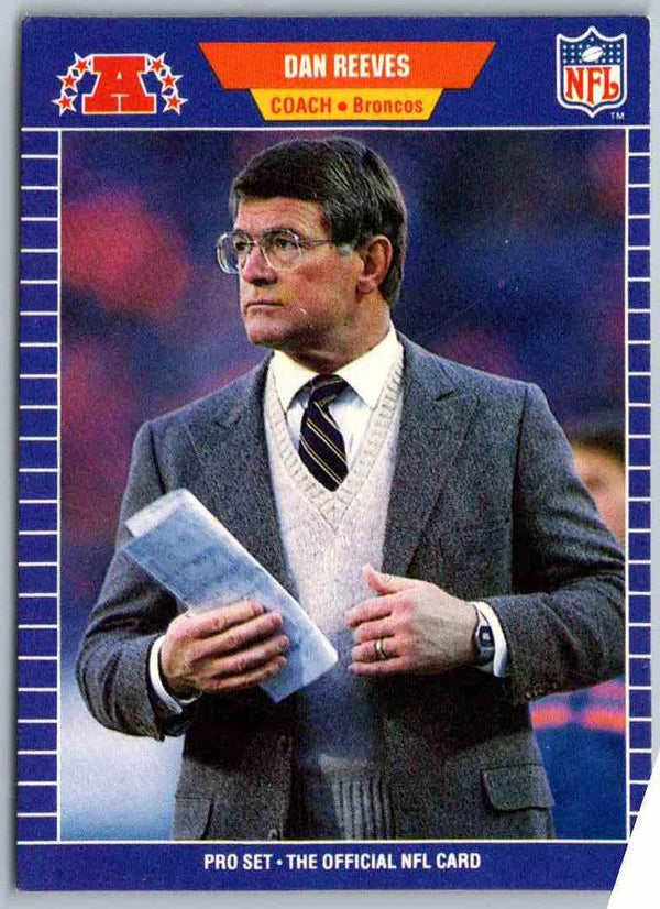 1989 NFL Proset Dan Reeves #114