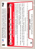 2012 Bowman Ervin Santana #93