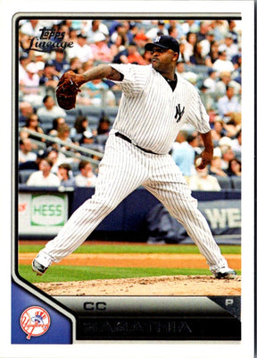 2011 Topps Lineage CC Sabathia #175