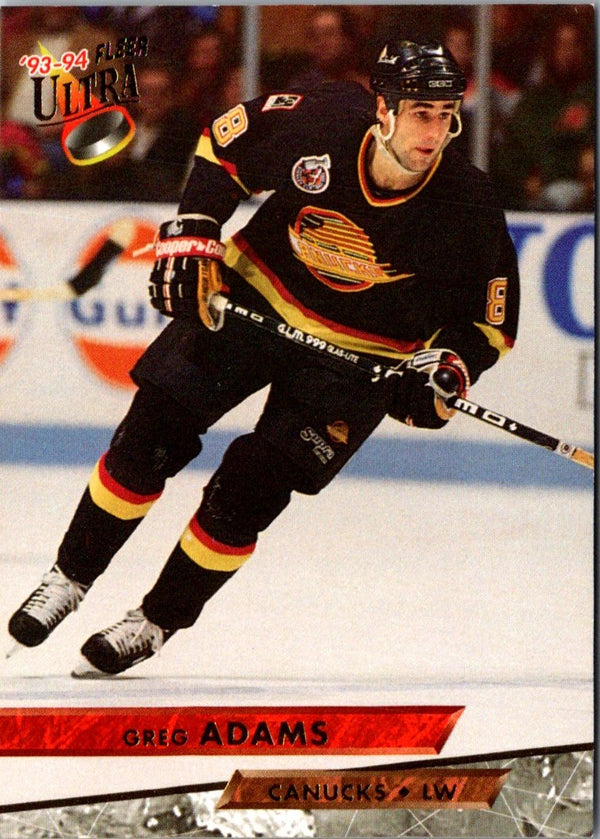1993 Ultra Greg Adams #19