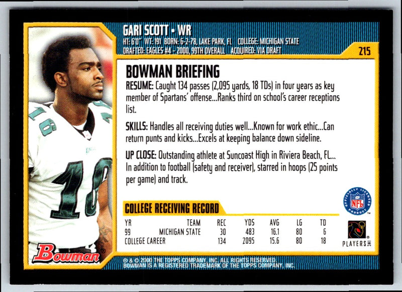 2000 Bowman Gari Scott