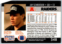 1990 Proset Jay Schroeder #548