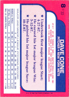 1988 Topps Toys'R'Us Rookies David Cone #8