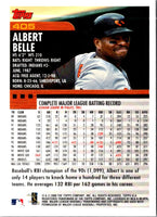 2000 Topps Albert Belle #405