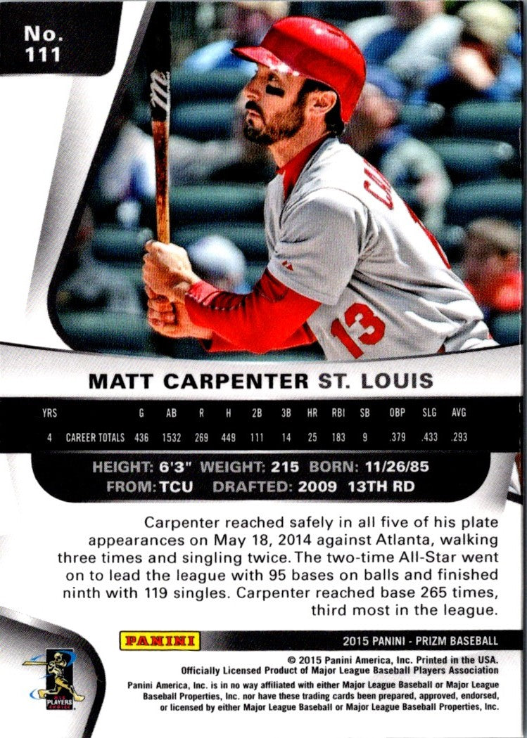 2015 Panini Prizm Matt Carpenter