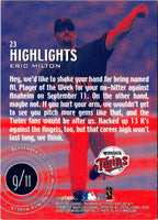 2000 SkyBox Dominion Eric Milton #23
