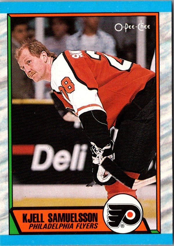 1989 O-Pee-Chee Kjell Samuelsson #100 Rookie