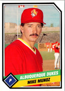 1989 TCMA Albuquerque Dukes Mike Munoz