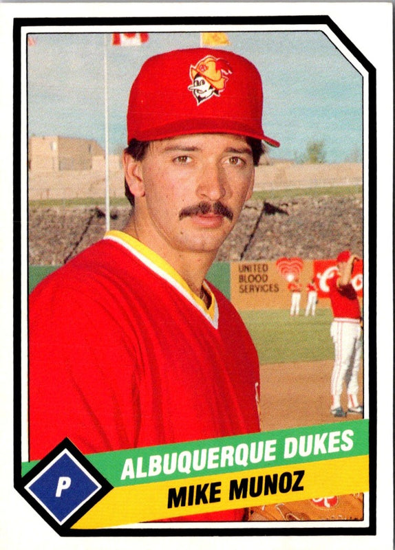1989 TCMA Albuquerque Dukes Mike Munoz #8