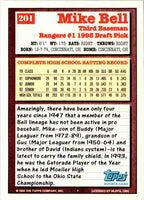 1994 Topps Mike Bell #201 Rookie