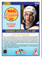 1990 Score Darrin Shannon #410 Rookie