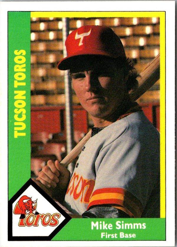 1990 CMC Tucson Toros Mike Simms #20