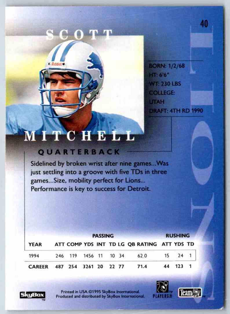 1998 Edge Scott Mitchell