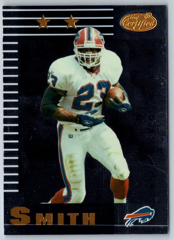 1999 Leaf Certified Antowain Smith #111