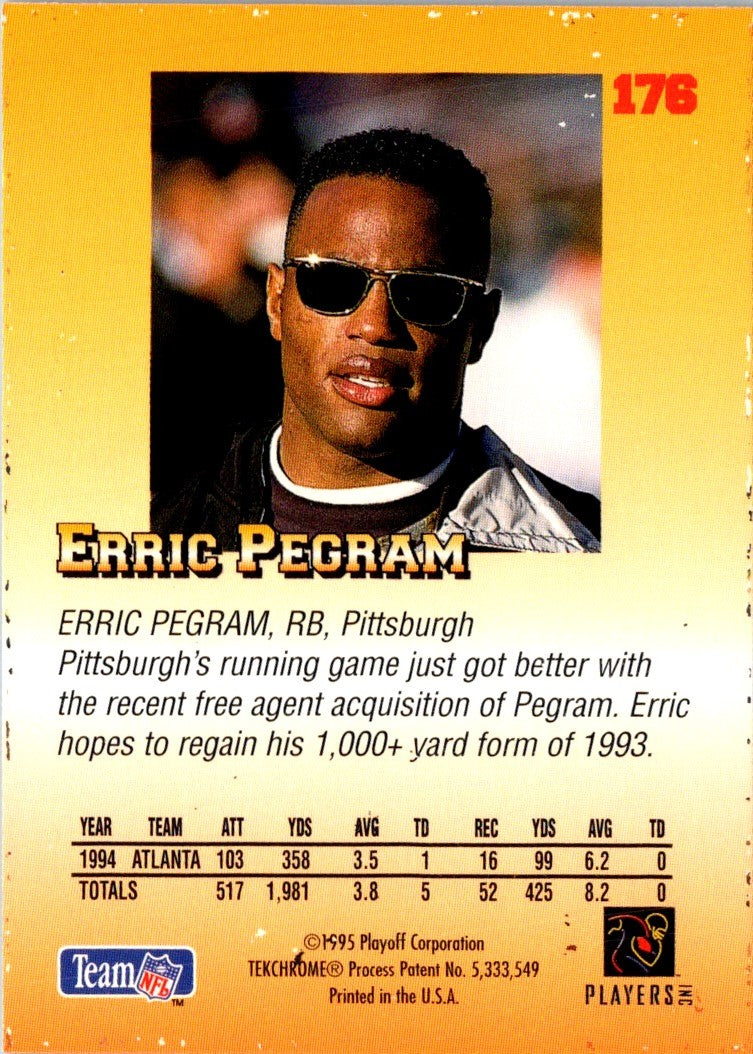 1995 Playoff Prime Erric Pegram