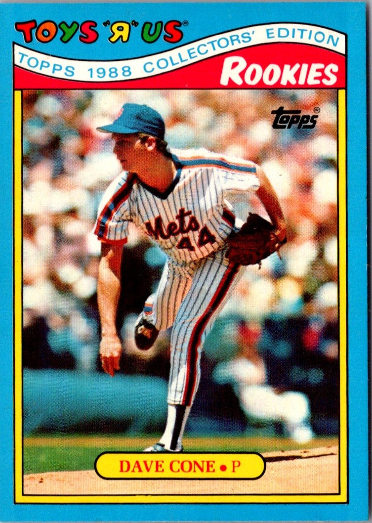 1988 Topps Toys'R'Us Rookies David Cone