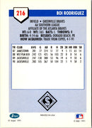 1991 Line Drive AA Boi Rodriguez