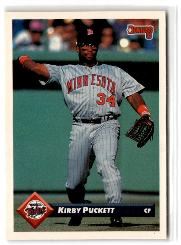 1993 Donruss Kirby Puckett #607