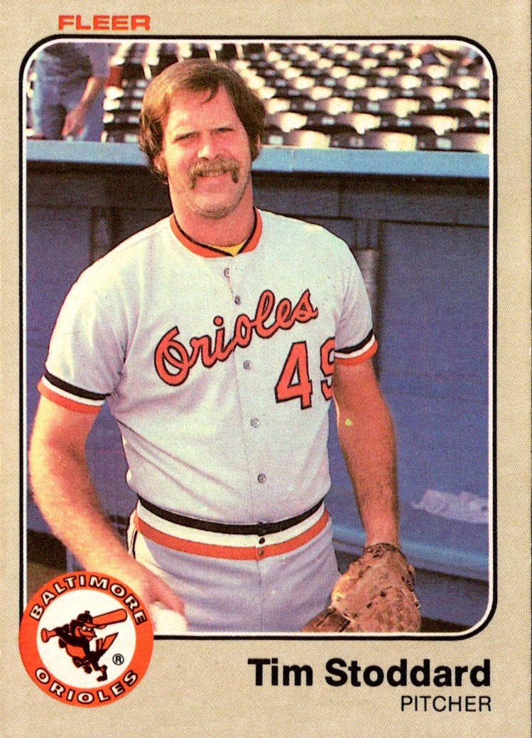 1983 Fleer Tim Stoddard