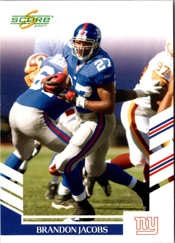 2007 Score Brandon Jacobs #14
