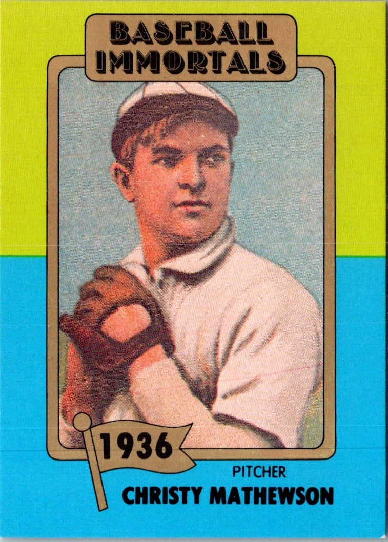 1980 SSPC HOF Christy Mathewson