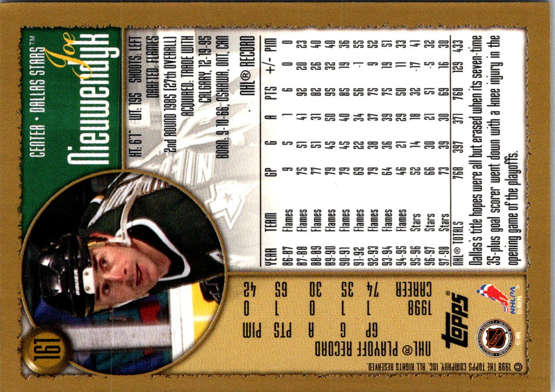 1998 Topps Joe Nieuwendyk