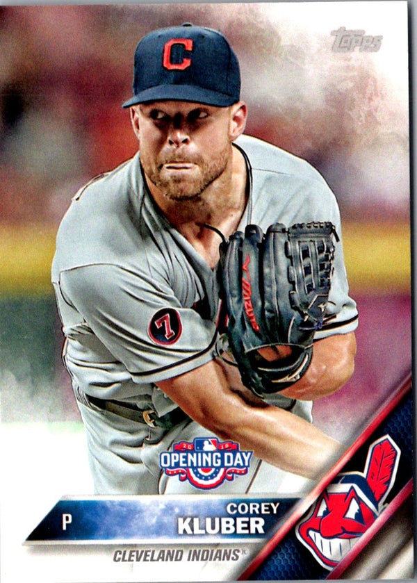 2016 Topps Opening Day Corey Kluber #OD-93