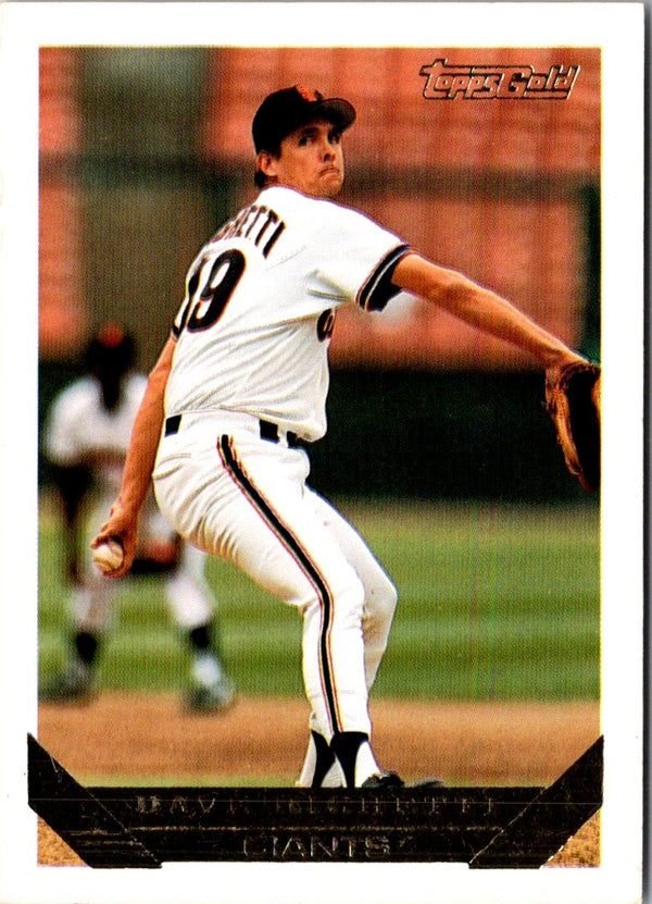 1993 Topps Inaugural Marlins Dave Righetti #310